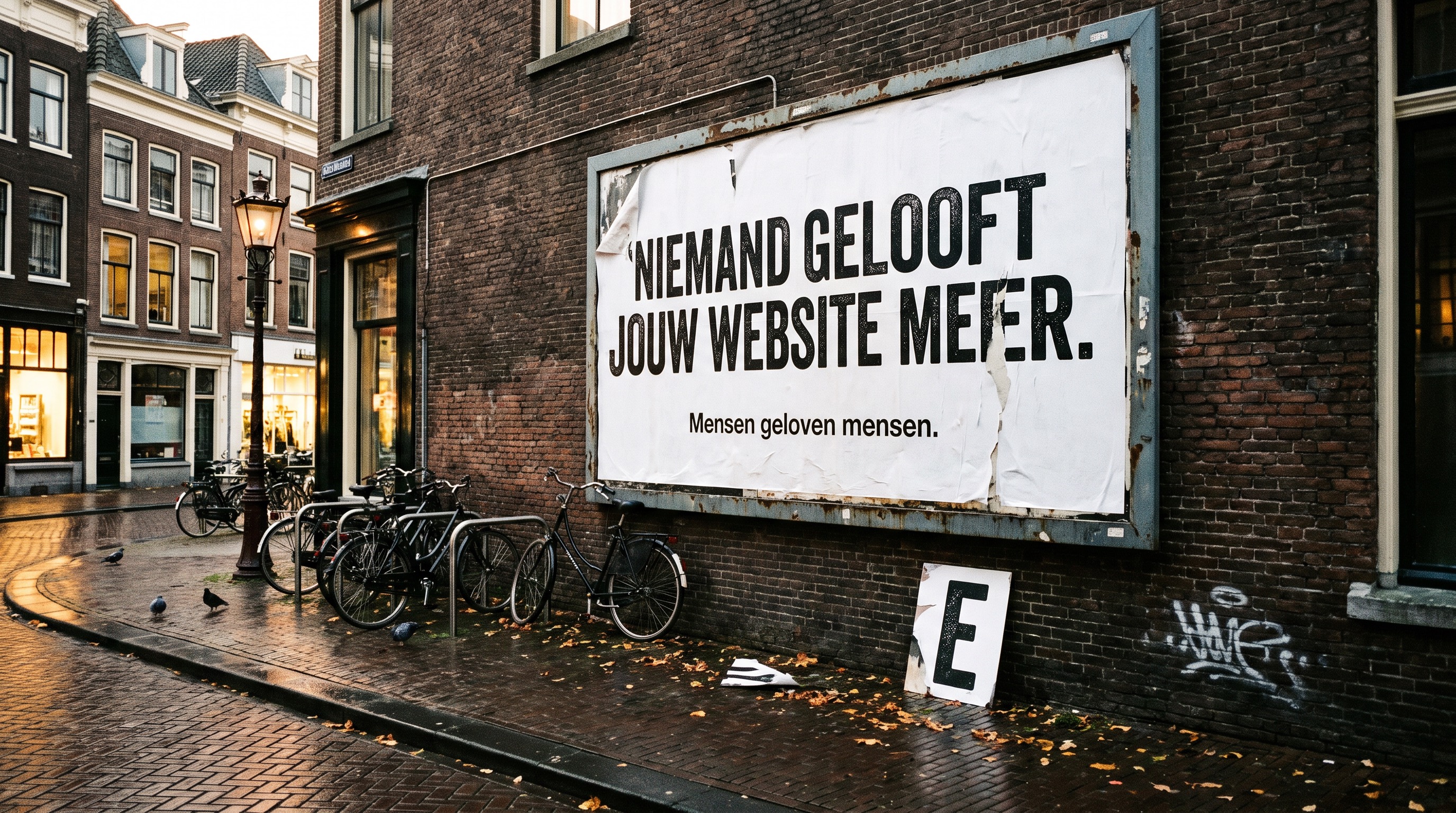 Billboard: Niemand gelooft jouw website meer.